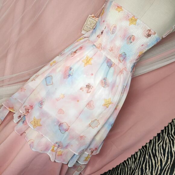 Lolita Dress Small Galaxy Cookies Kawaii Japan Party Prom Festival Halloween Y2K - Picture 5 of 10